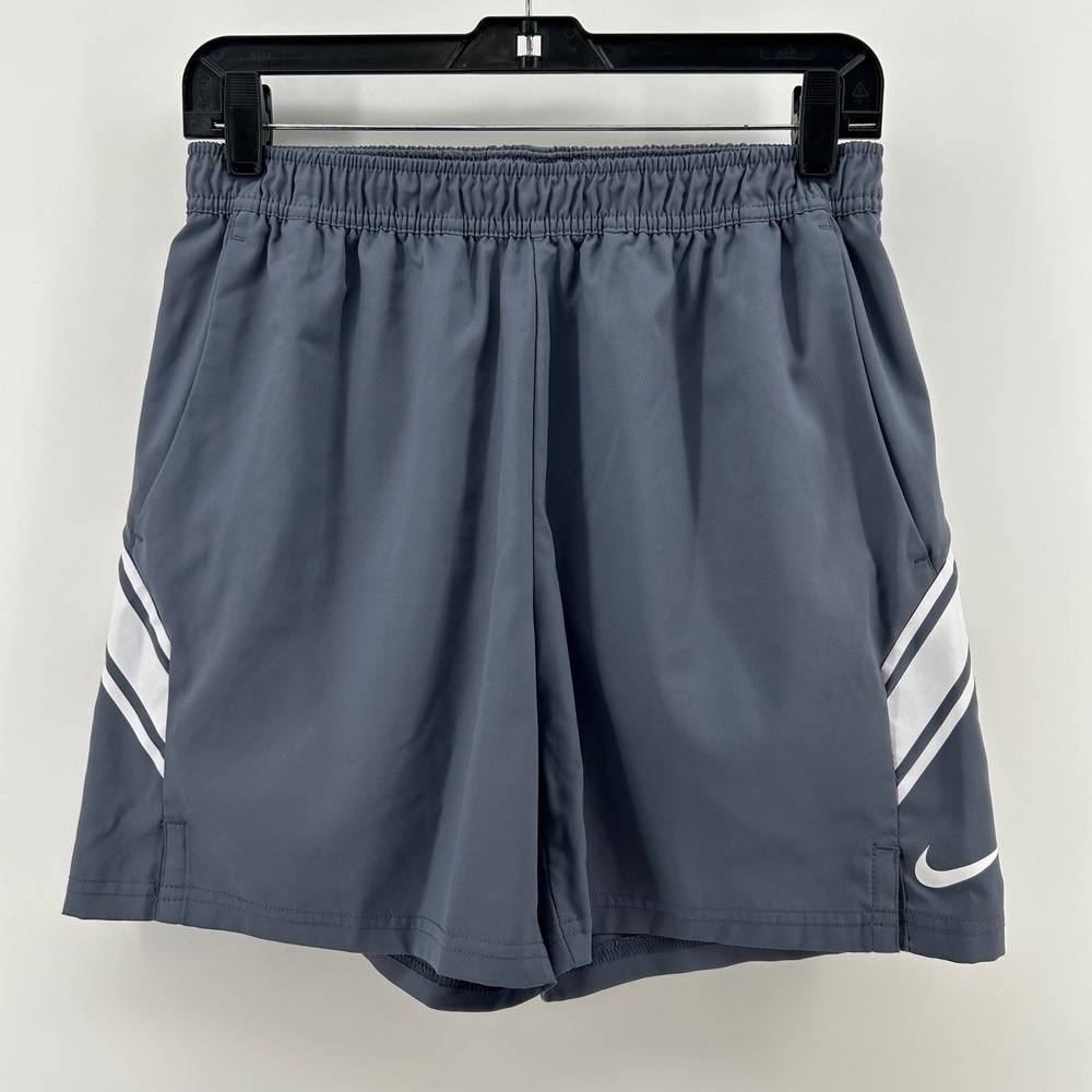Nike Court Dri-FIT Tennis Shorts Mens Medium Gray 6" Inseam 939273-075 Athletic